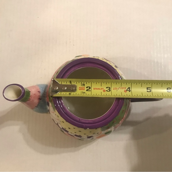 Vintage Cottontale Collection Quilt Teapot, 4 Quilt Plates And 2 Quilt C… - Picture 13 of 16